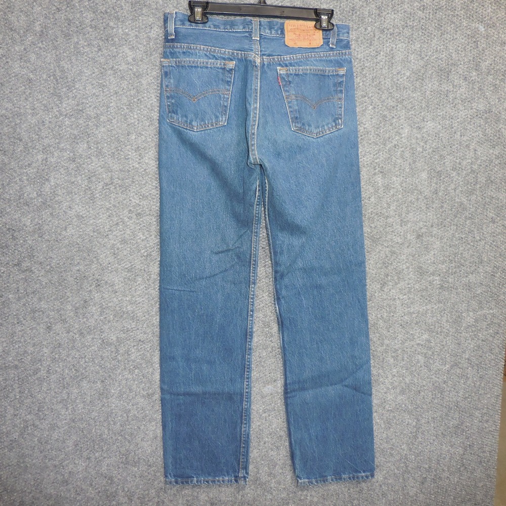 VTG Levis 501 Jeans Mens 30x31 Made 90s USA Blue Denim Straight Leg Button Fly